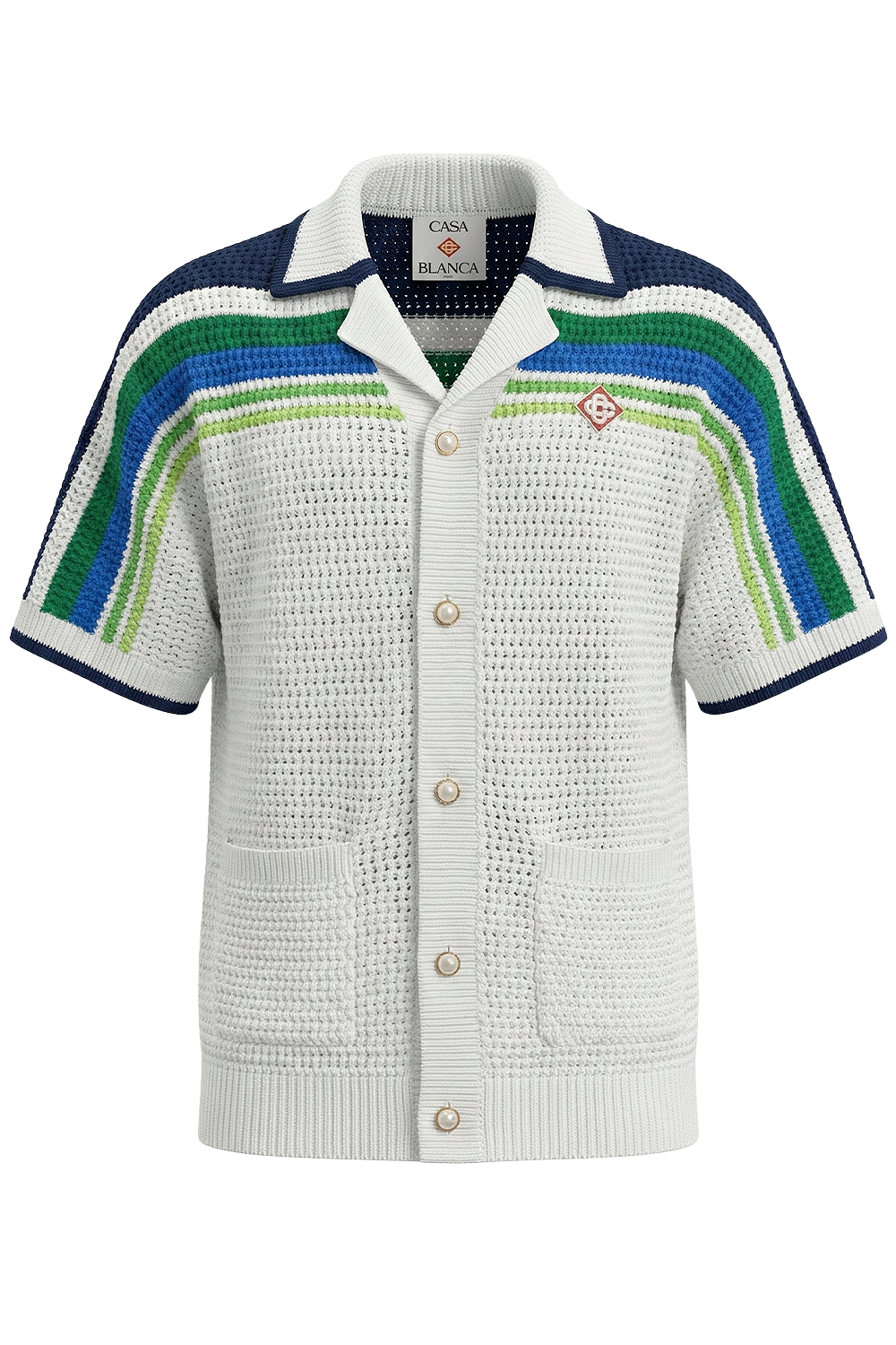 תמונה קידמית של סריג כפתורים קרושה