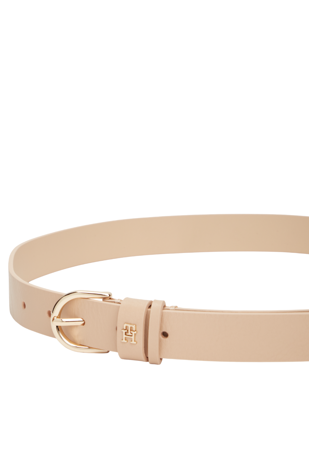 תמונת תקריב של חגורת עור