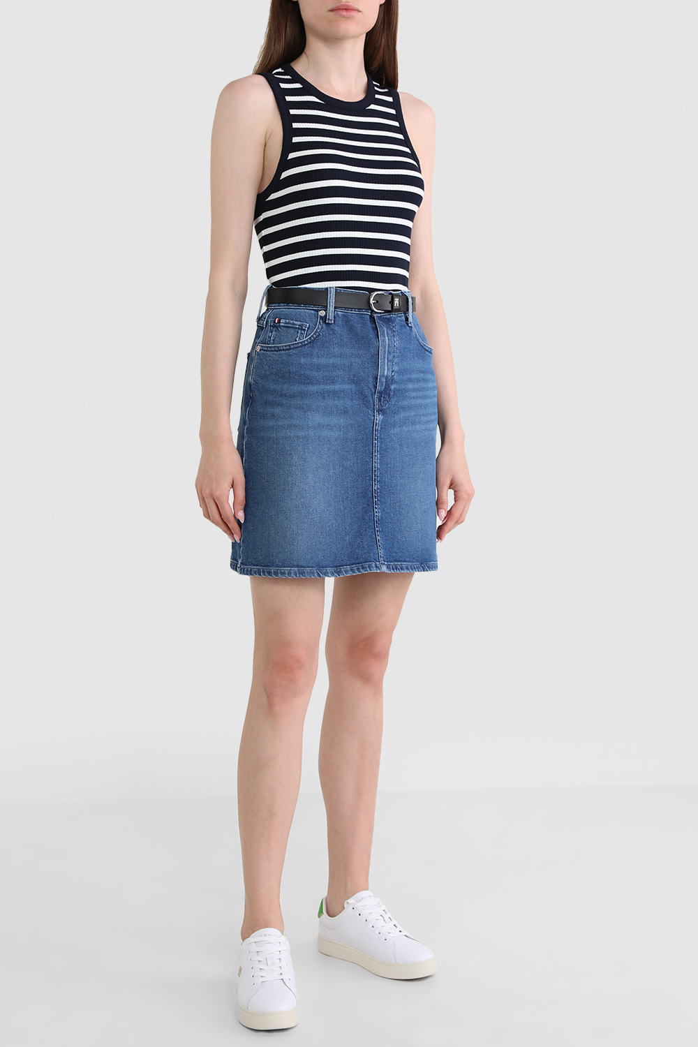 חצאית דנים ישרה