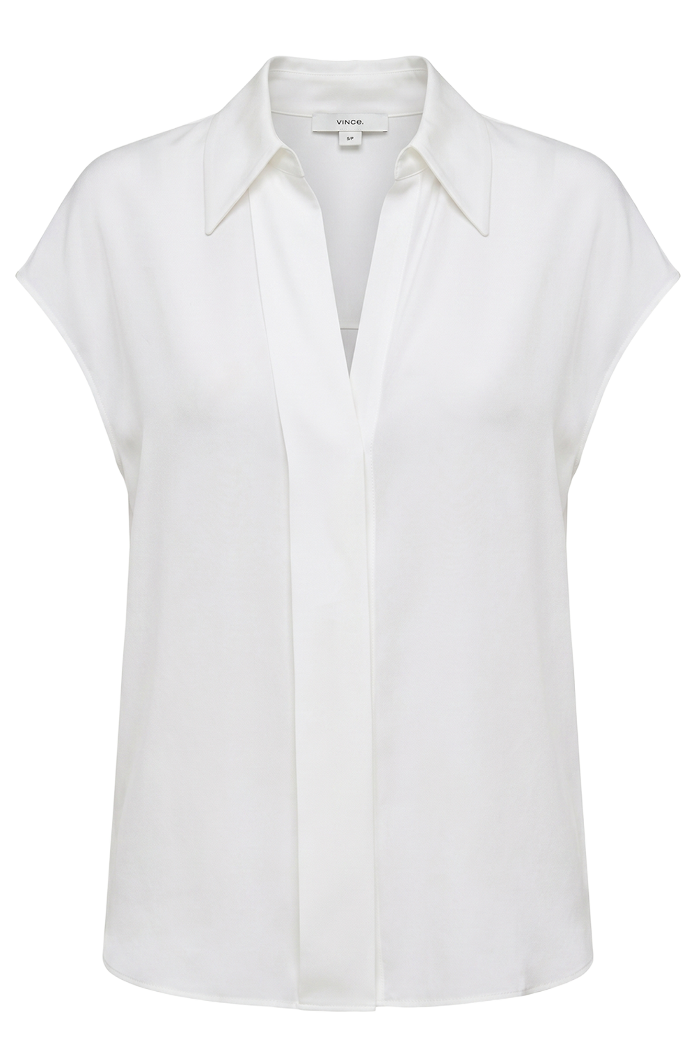 תמונה קידמית של חולצה מכופתרת בגזרה ישרה