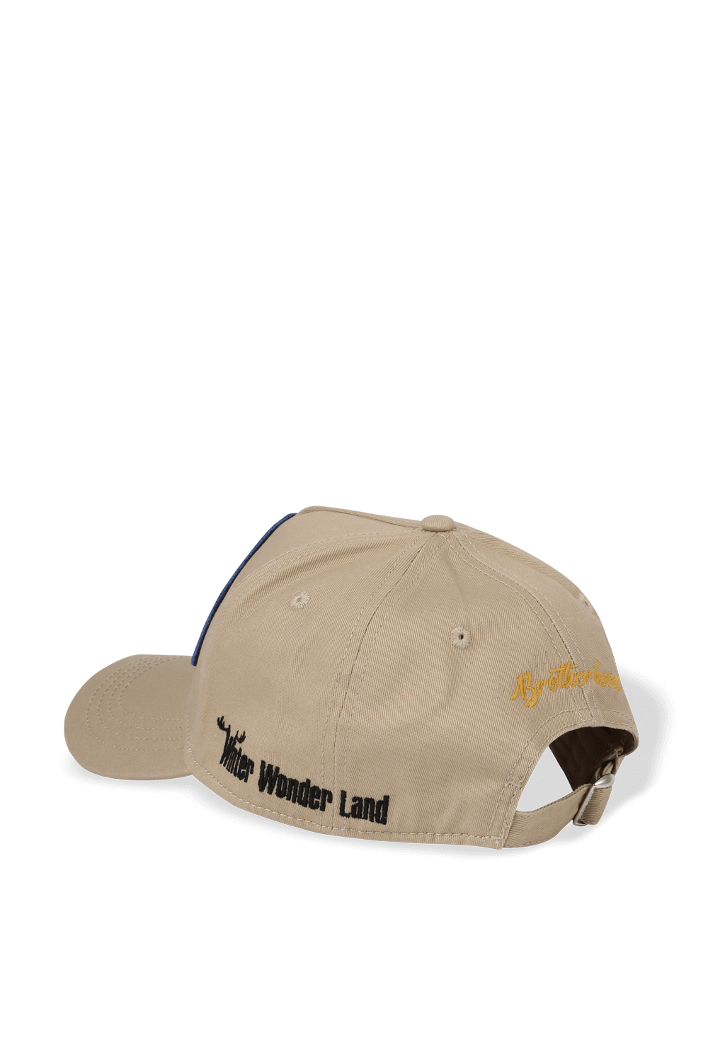 Logo Patched Baseball Cap in Beige DSQUARED2