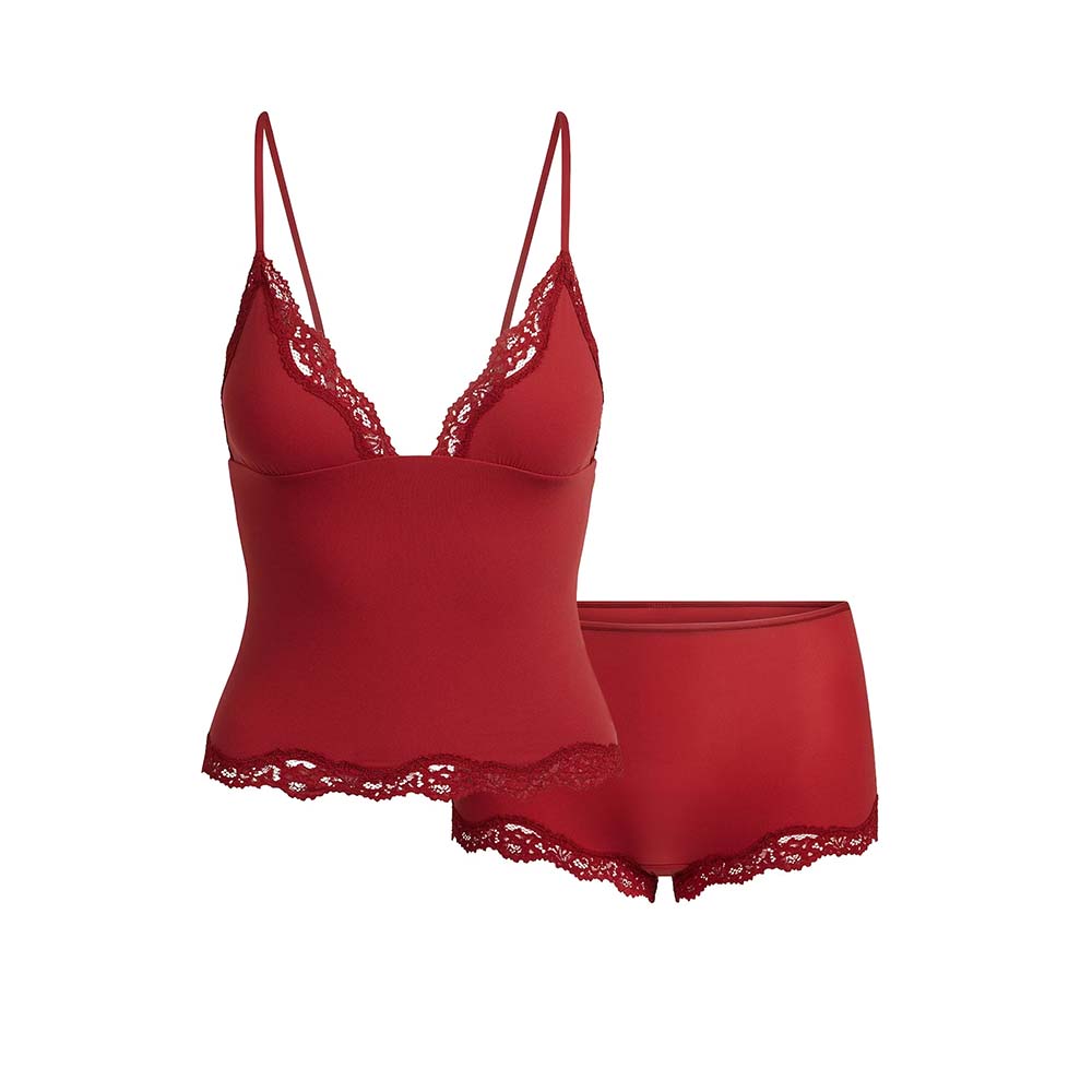 תמונה קידמית של CAMI AND BOYSHORT SET