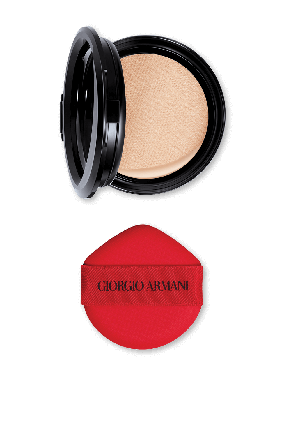 תמונה קידמית של מייק אפ נוזלי ארמני טו גו רד קושן גימור משי 1