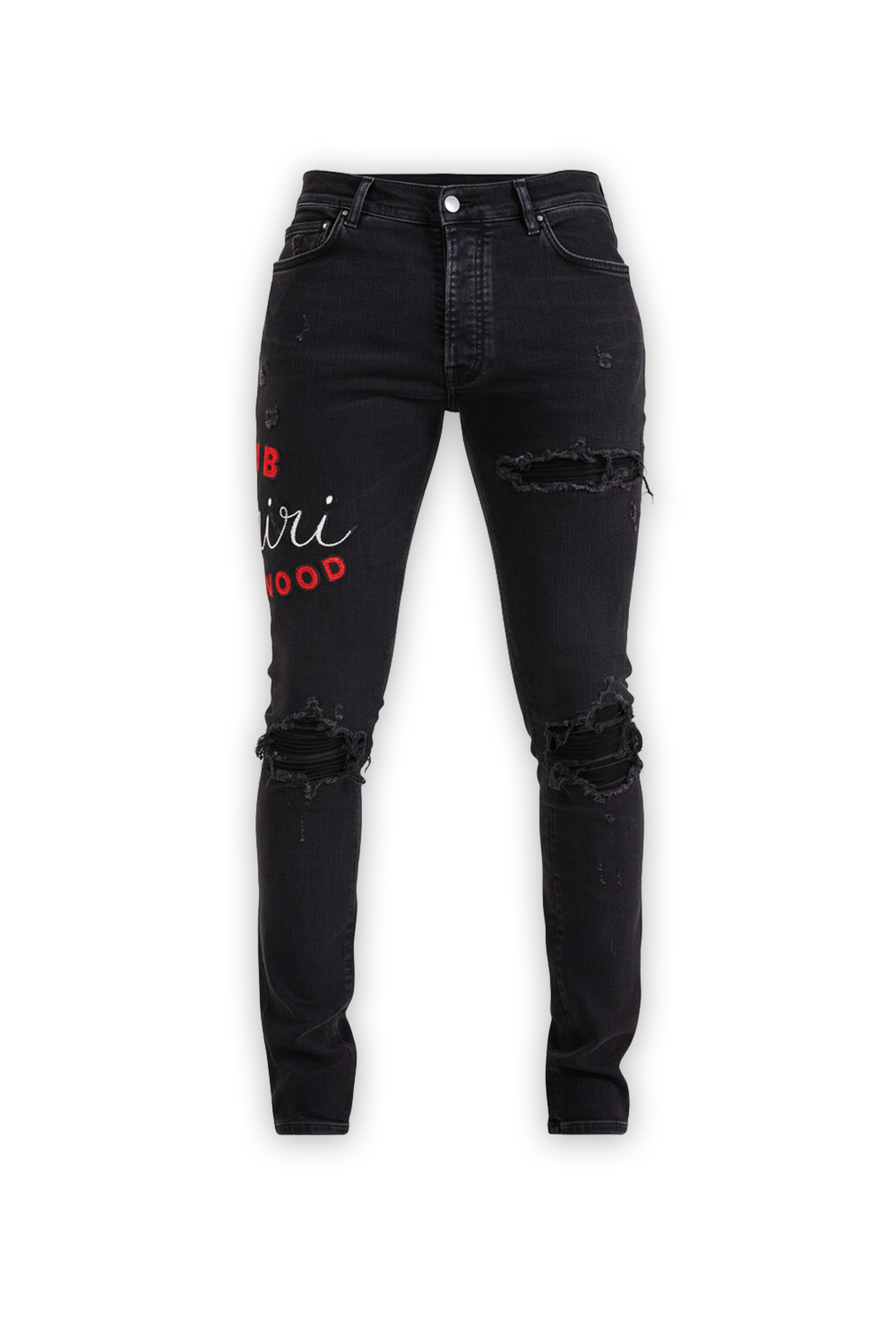 תמונה קידמית של מכנסי סקיני ג'ינס