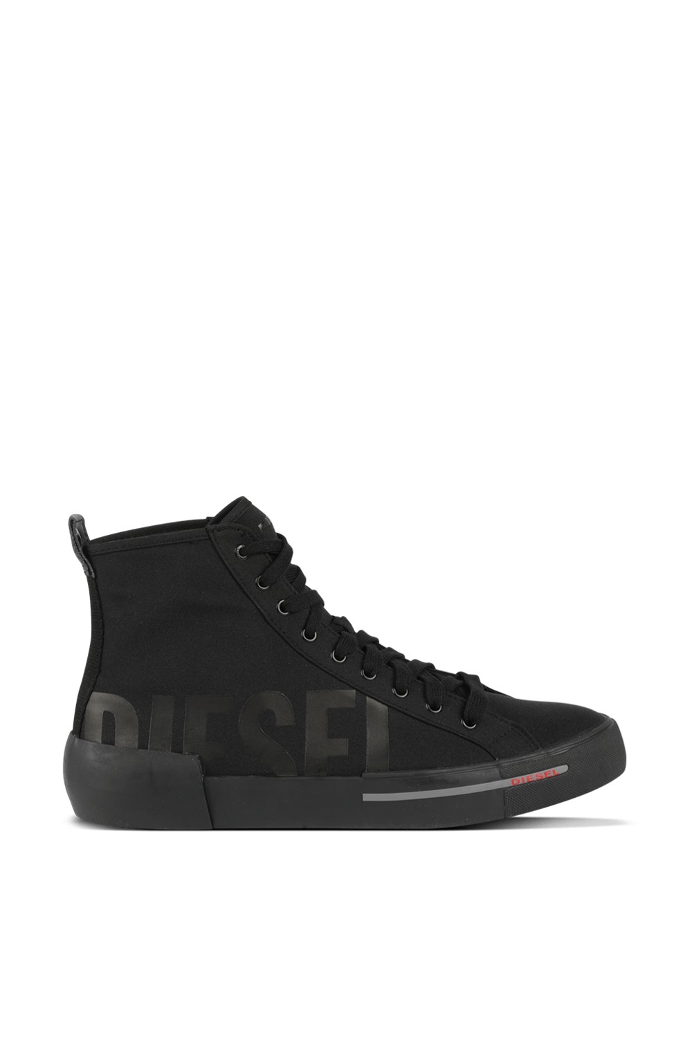 S-Dense Mid Cut Sneakers in Black DIESEL