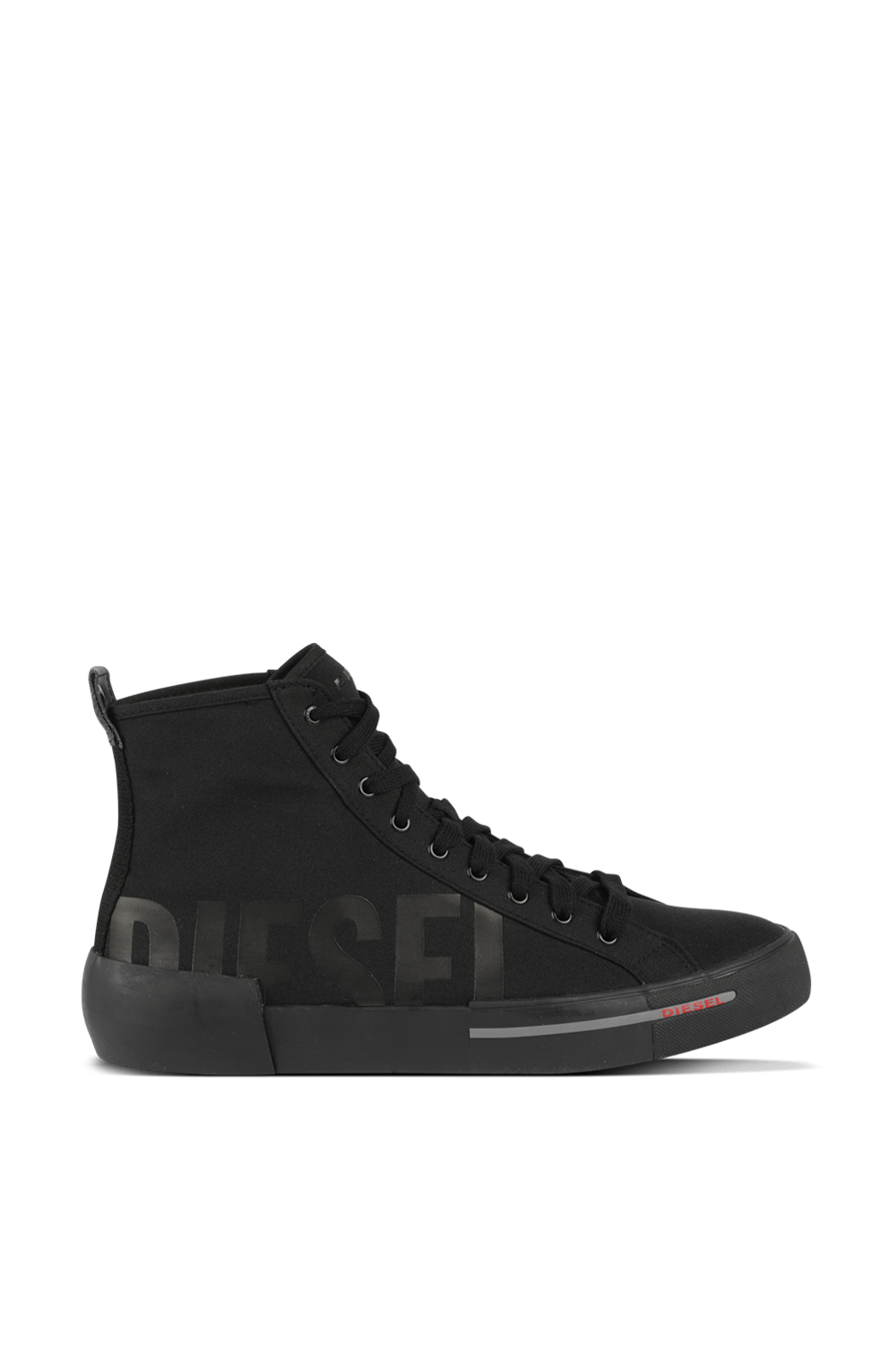 תמונה קידמית של S-Dense Mid Cut Sneakers in Black