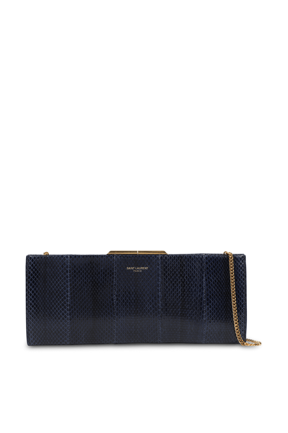 תמונה קידמית של תיק פאוץ' מעור קרוקו