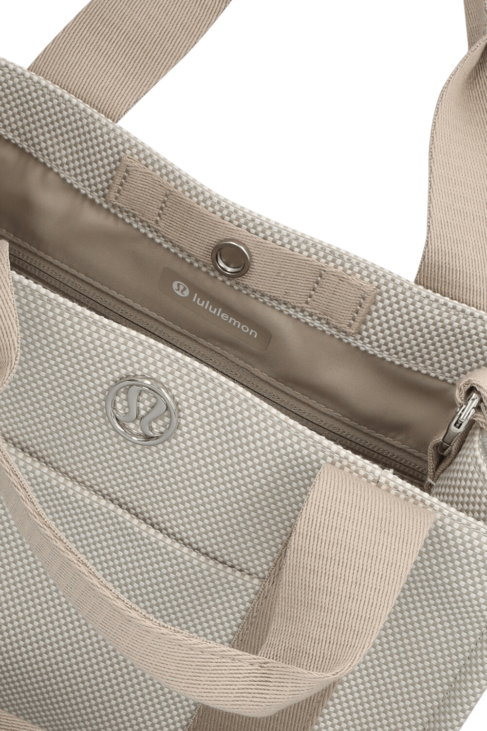 תמונת פנים של Two-Tone Canvas Tote Bag Mini