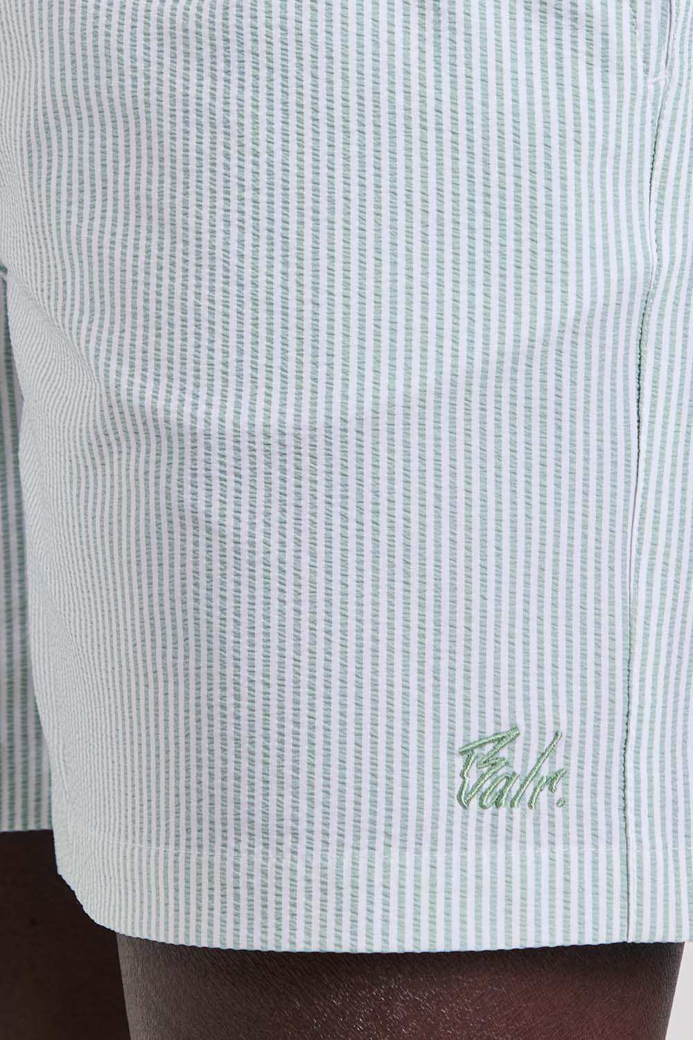 תמונת תקריב דוגמן של מכנסי בגד ים