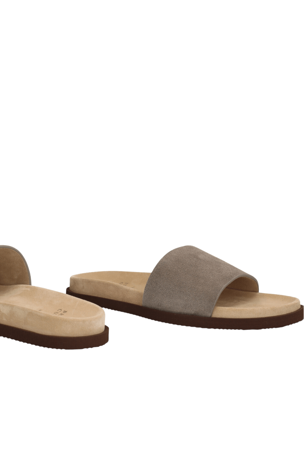 תמונת תקריב של כפכפי סלייד