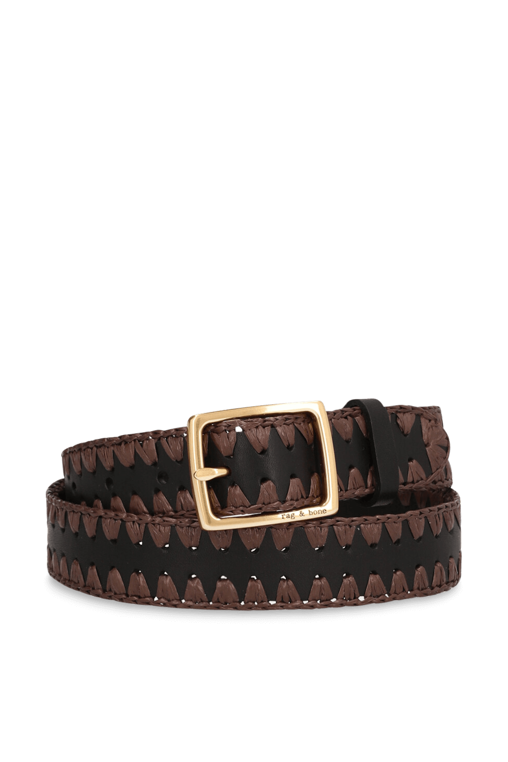 תמונה קידמית של חגורת רפיה