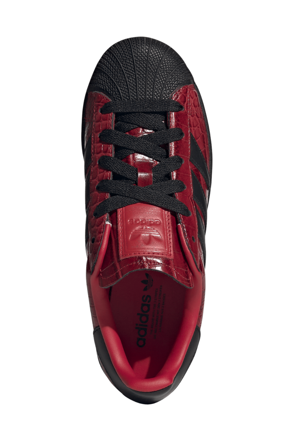 תמונת תקריב של נעלי סניקרס סופארסטר II W