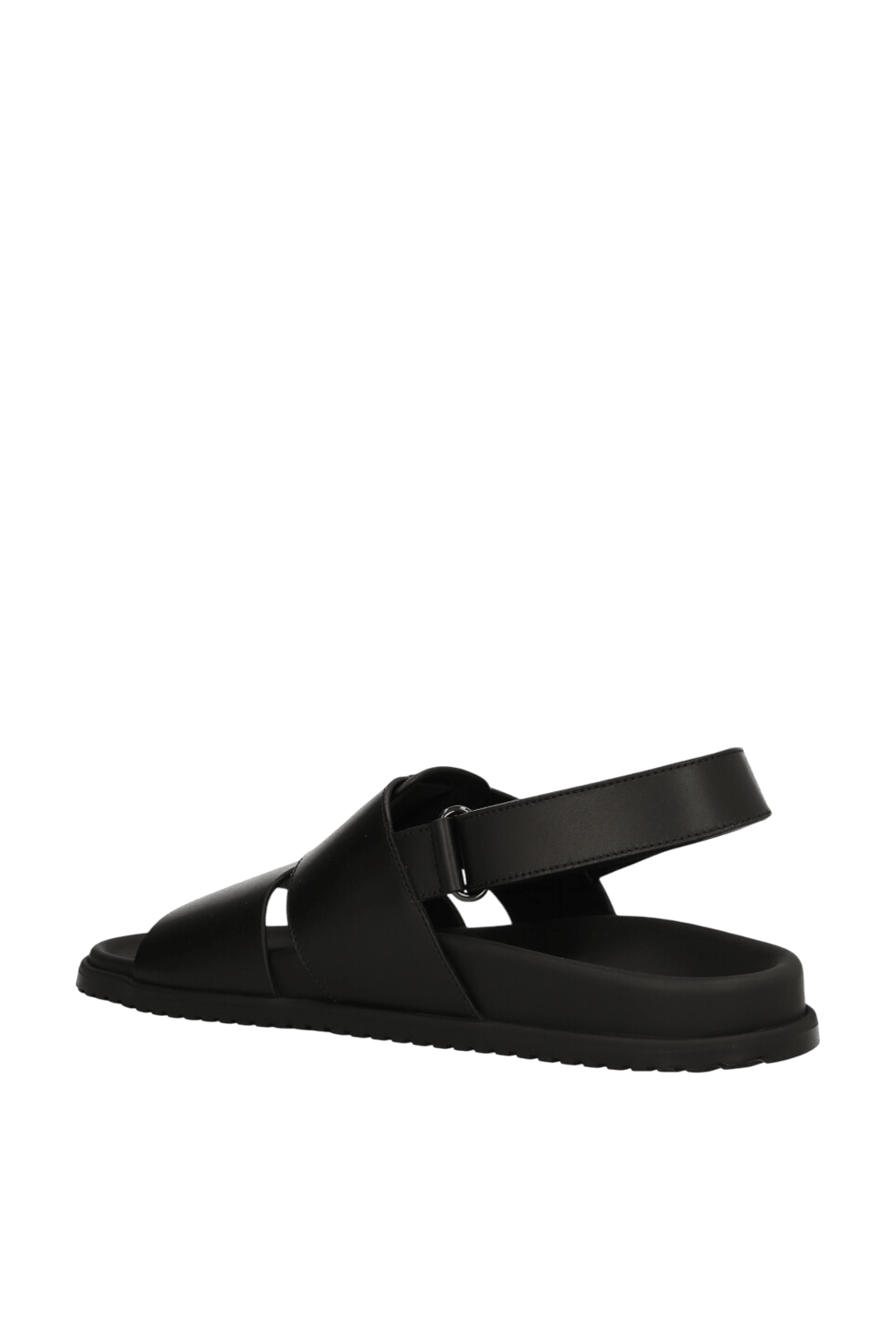 תמונה אחורית של סנדלי עור