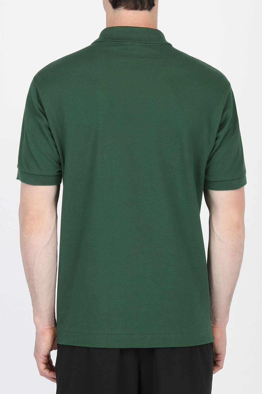 חולצת לוגו בגוון ירוק מכותנה LACOSTE
