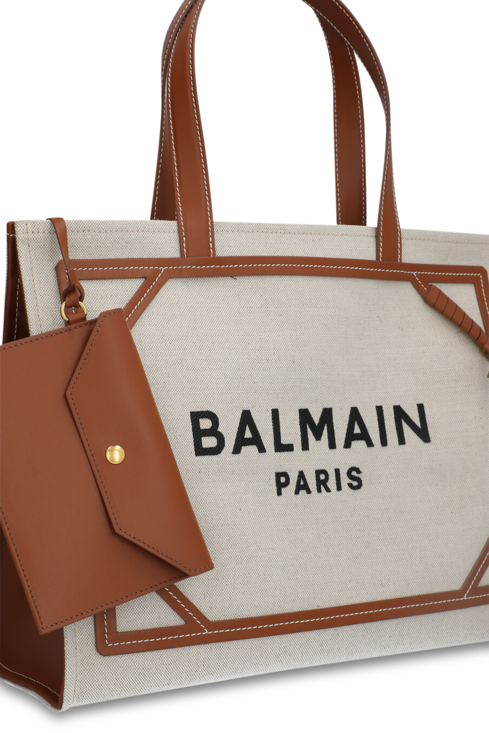 תמונת תקריב של תיק נשיאה קנבס