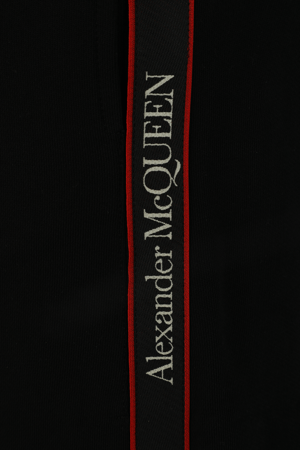מכנסי ג'וג קצרים עם לוגו צדדי רקום ALEXANDER MCQUEEN