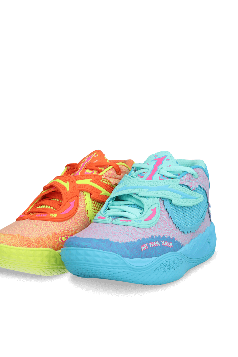 תמונת פנים של פומה X מלו נעלי כדורסל MB.05 ריק אנד מורטי