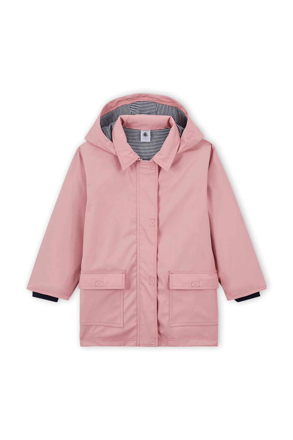 תמונה קידמית של מעיל גשם ורוד - גילאי 6-12