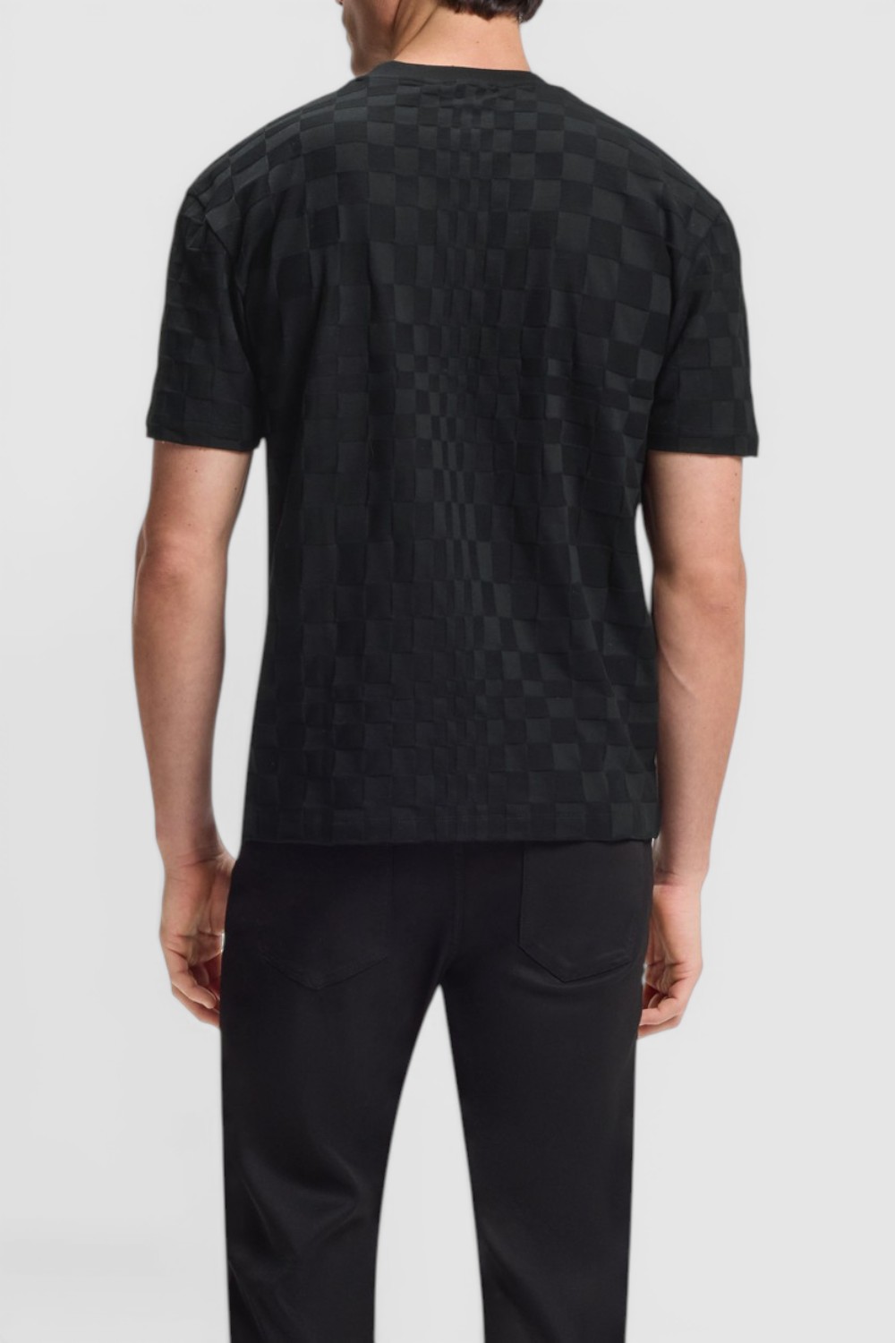 תמונת דוגמן אחורית של חולצת טי בוס X פורשה