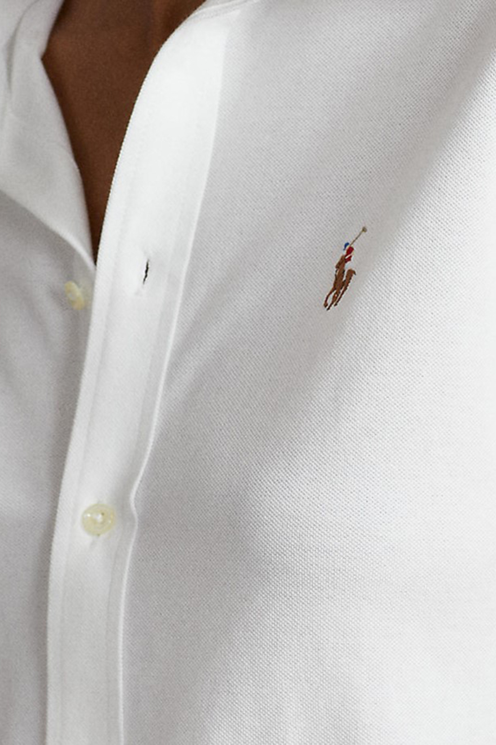 תמונת תקריב דוגמן של חולצה מכופתרת POLO RALPH LAUREN