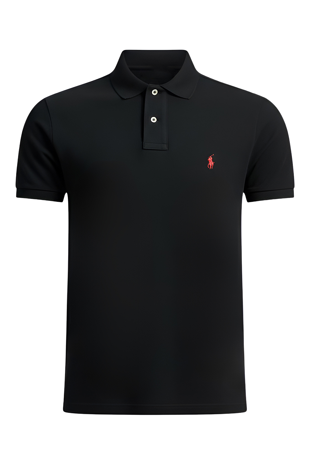 תמונה קידמית של חולצת פולו קצרה סלים