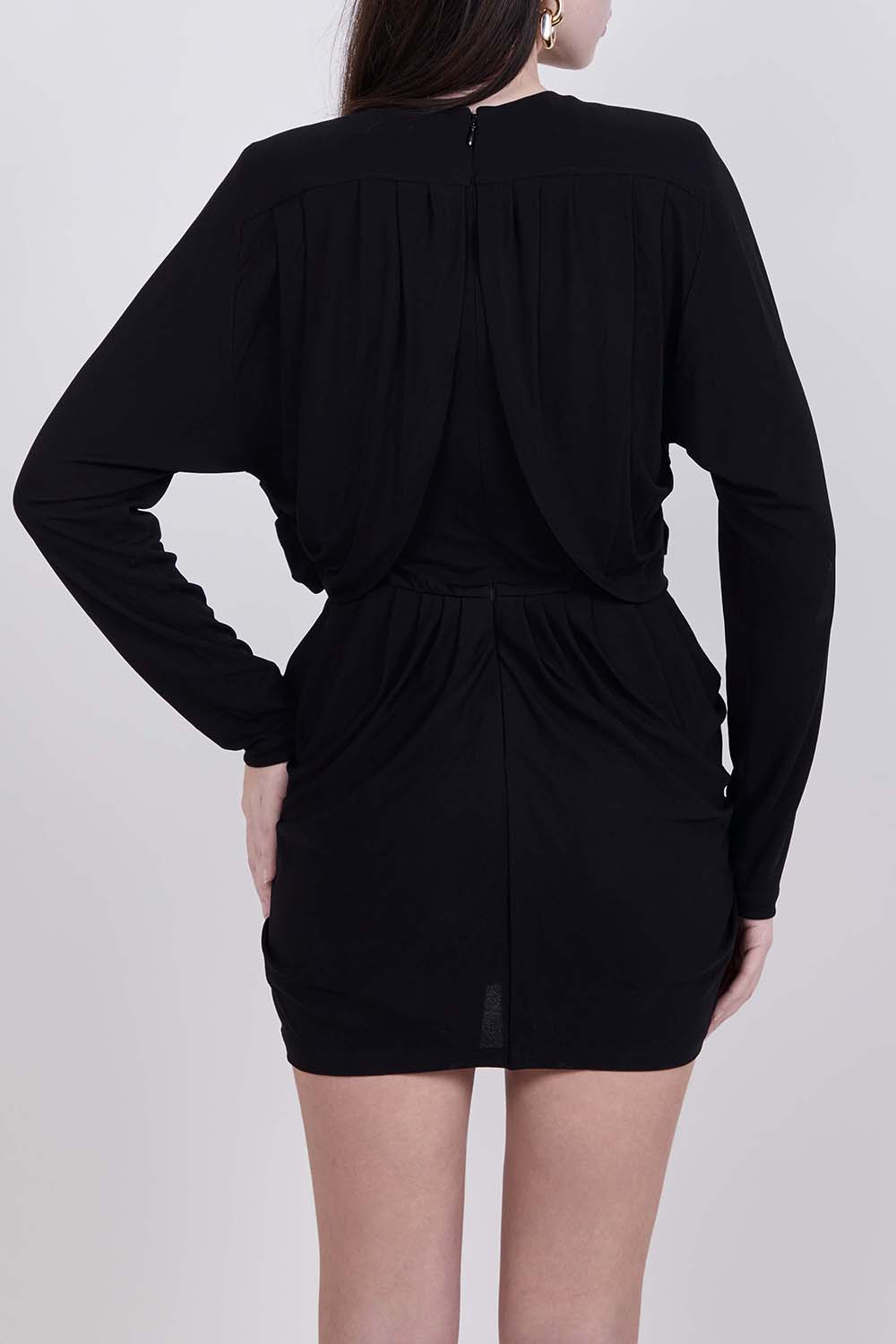 תמונת דוגמן אחורית של שמלת מיני