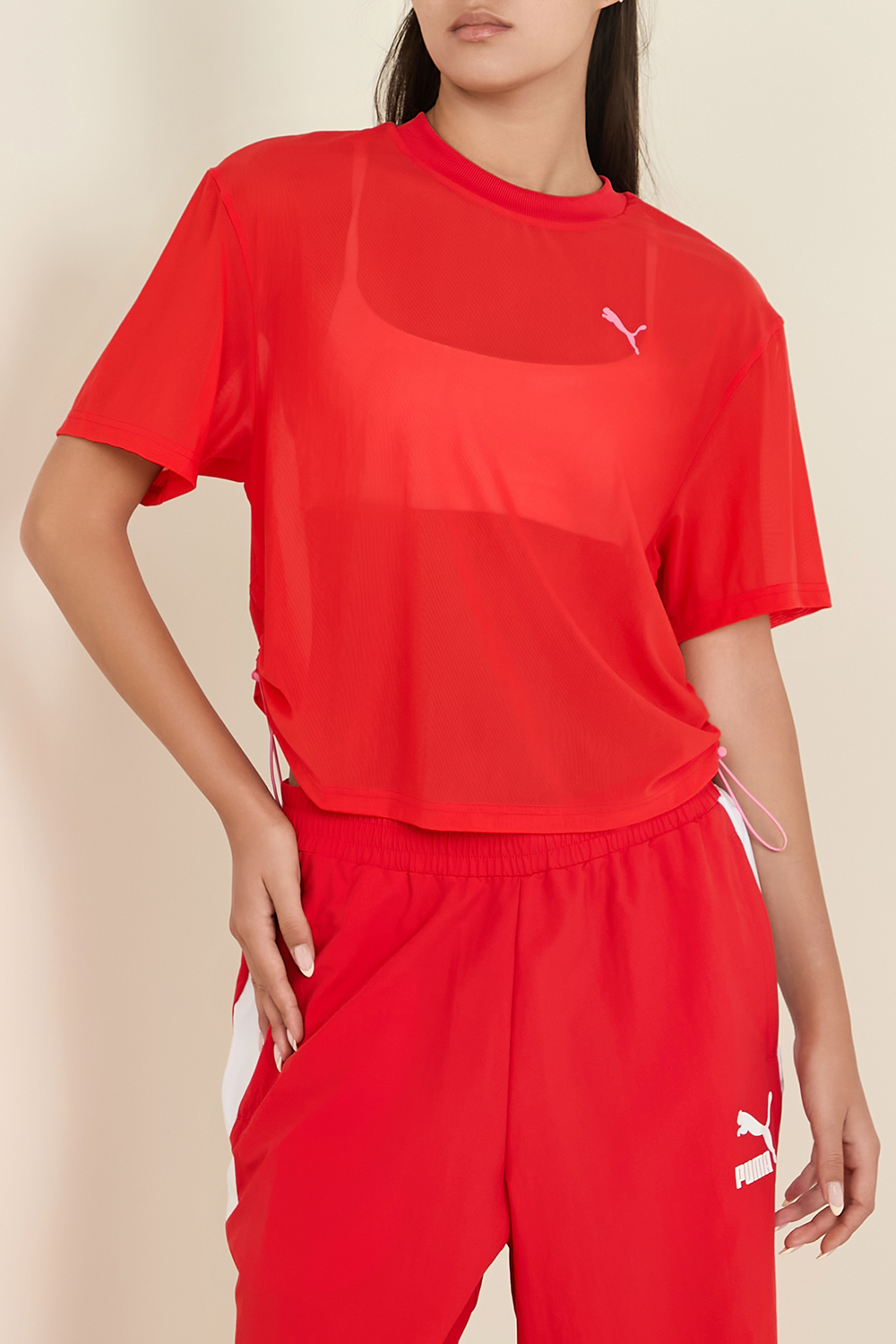 תמונת דוגמן קידמית של חולצת רשת