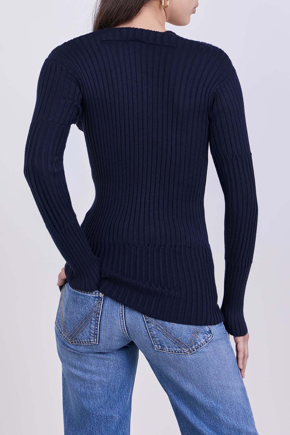 תמונת דוגמן אחורית של סריג קשמיר