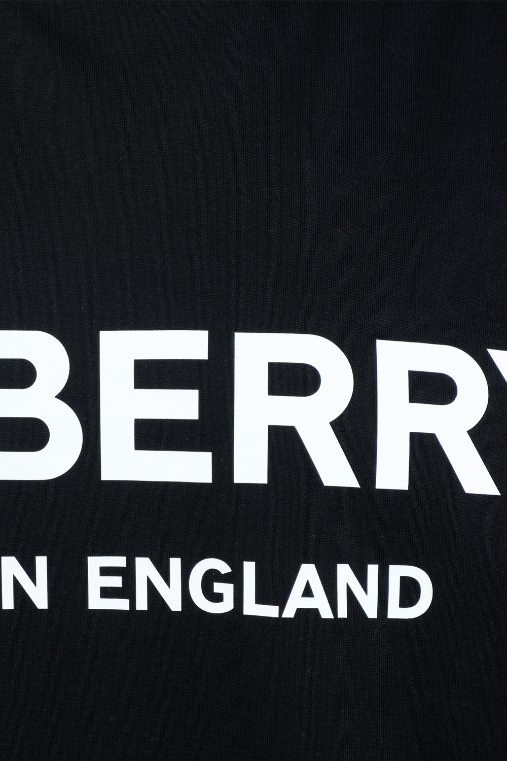 Logo T-Shirt in Black BURBERRY