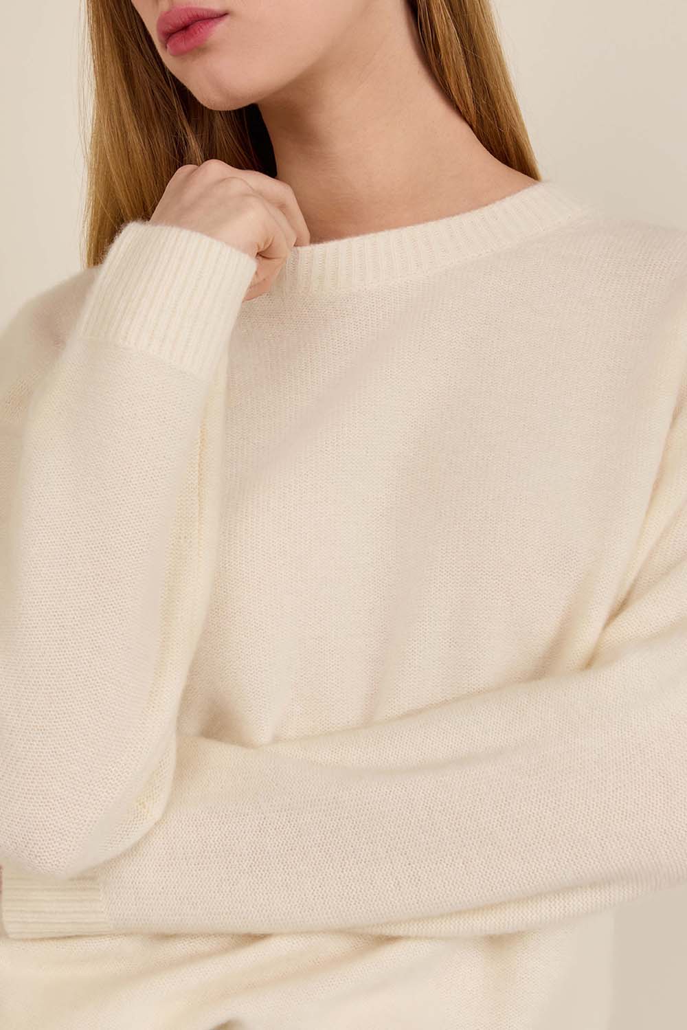 תמונת תקריב דוגמן של סריג קשמיר