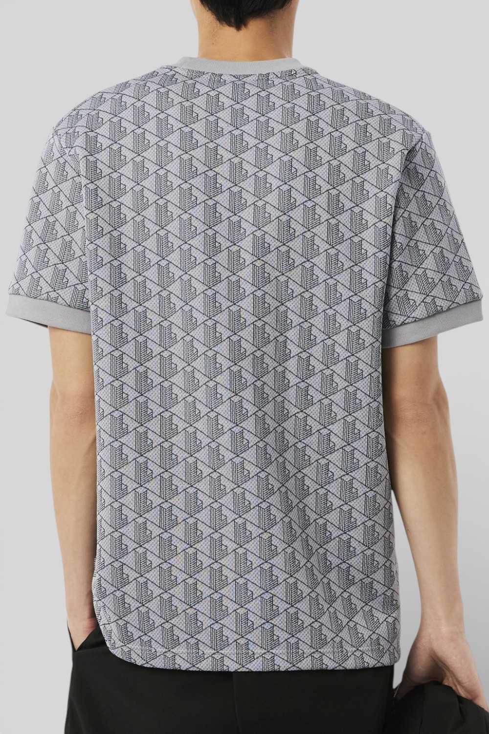 תמונת דוגמן אחורית של חולצת טי