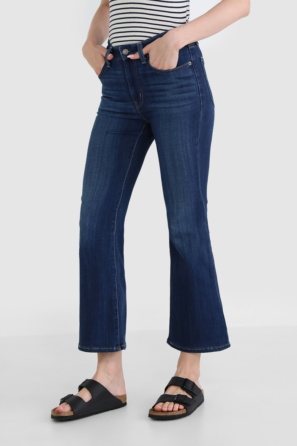 תמונת דוגמן קידמית של מכנסי ג'ינס היי רייס פלייר 726 בגזרה מתרחבת