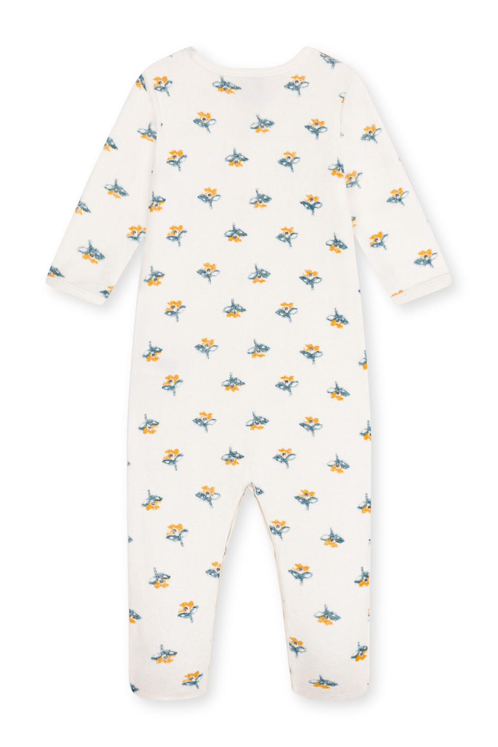 תמונת תקריב של אוברול עם שרוולים ארוכים - 3-24 חודשים