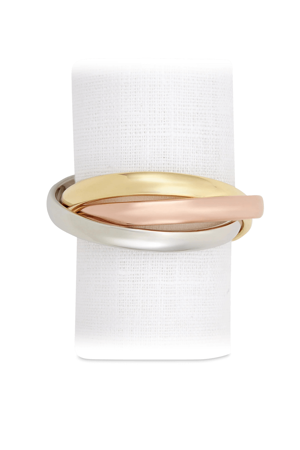 תמונה קידמית של Three Rings Tri-Color - Set of 4