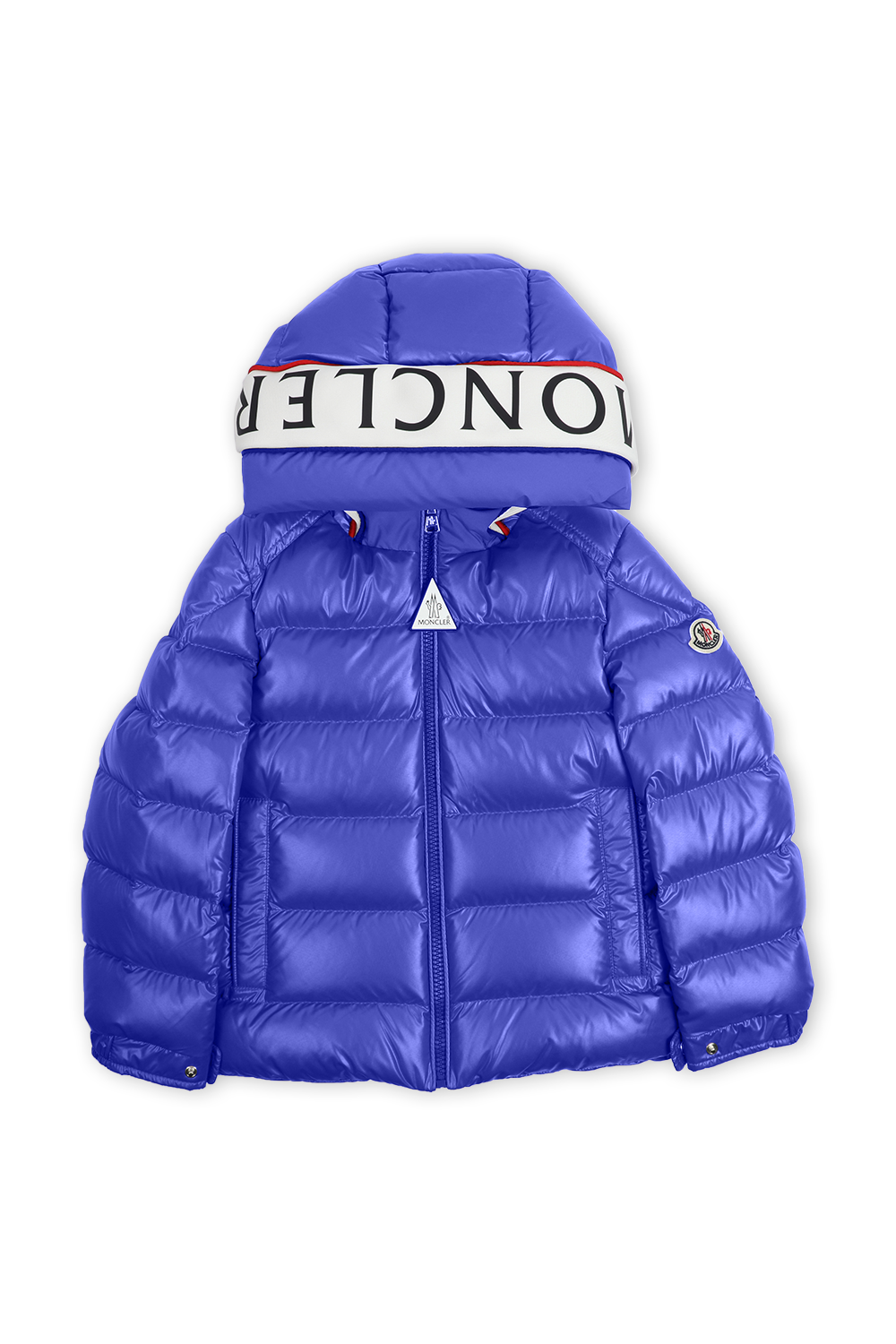 תמונה קידמית של מעיל פוך קרדר עם כובע לוגו - גילאי 4-6