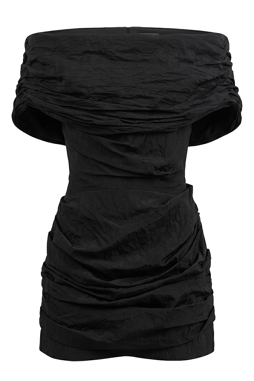 תמונה קידמית של שמלת מיני אוף שולדר