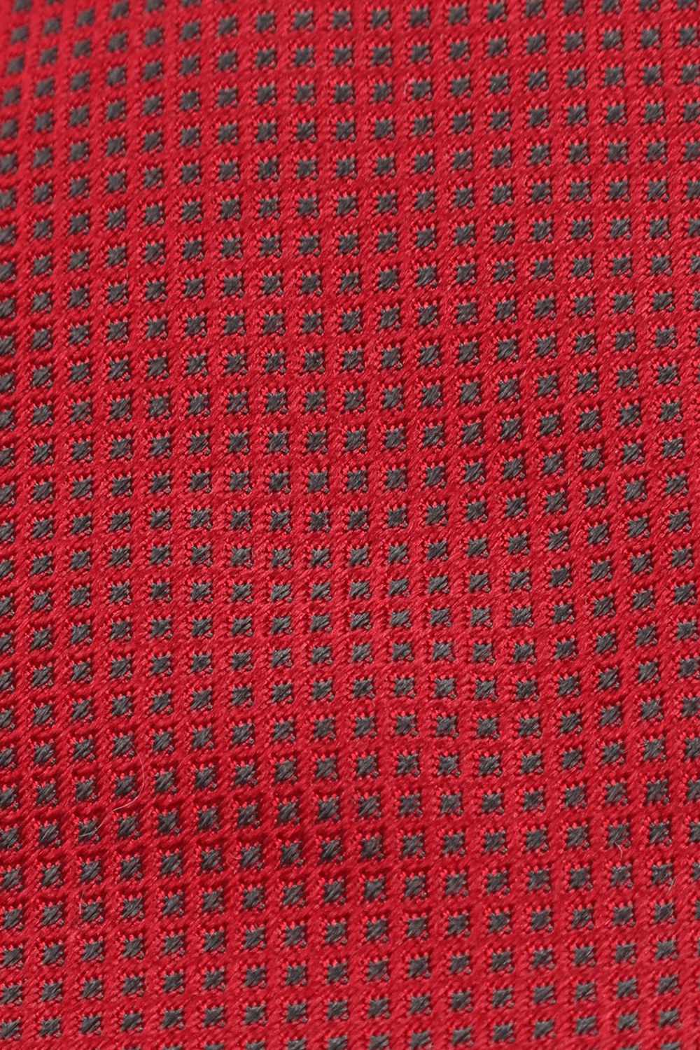 Textured Silk Tie in Red image number null BOSS