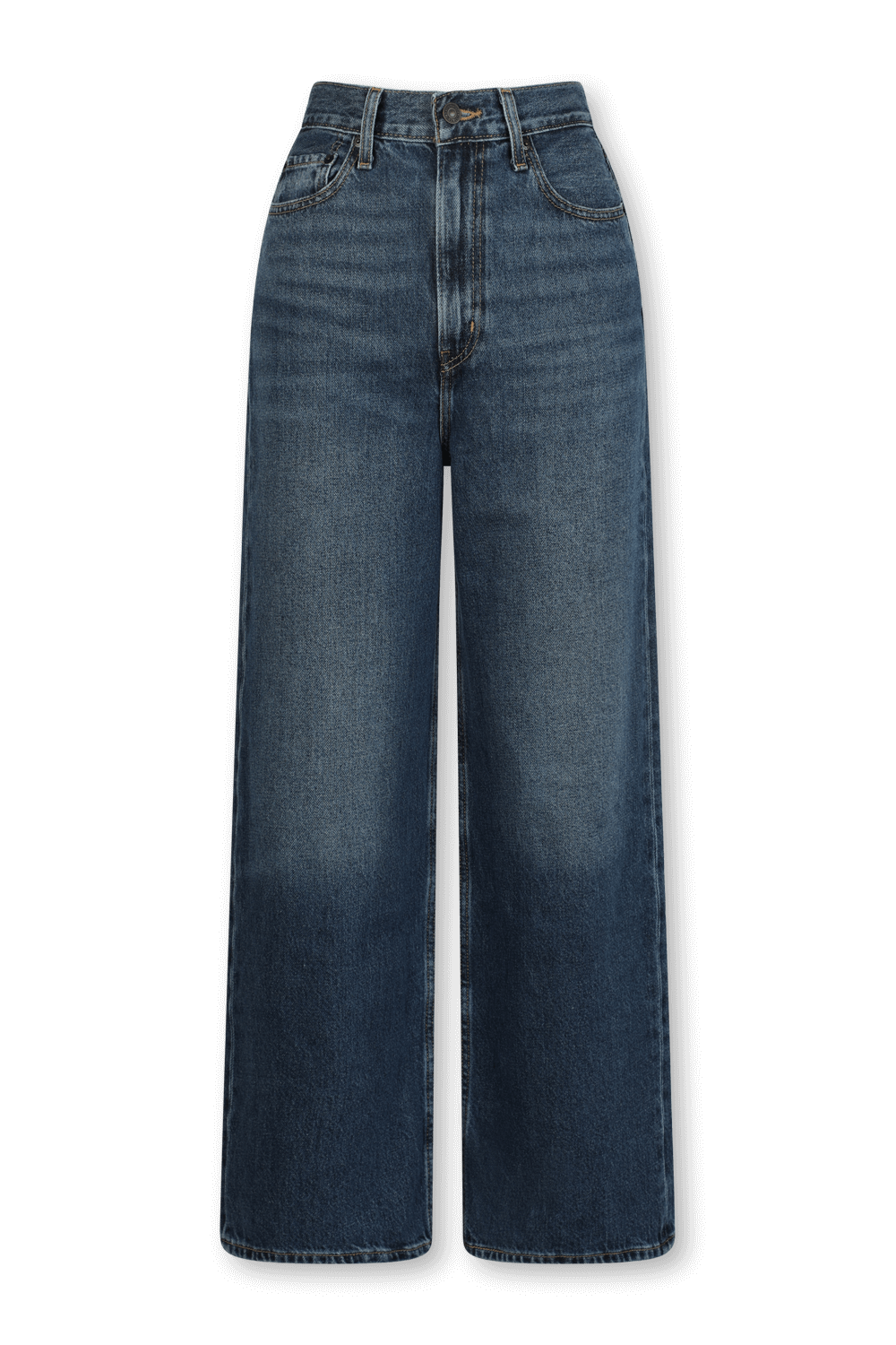 מכנסי ג'ינס גבוהים לוס בגוון אינדיגו כהה LEVI`S