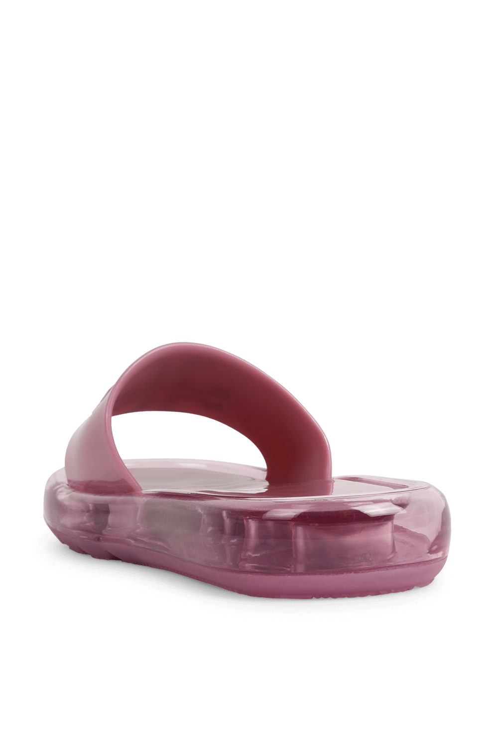 תמונה אחורית של כפכפי סליידס באבל ג'לי עם לוגו