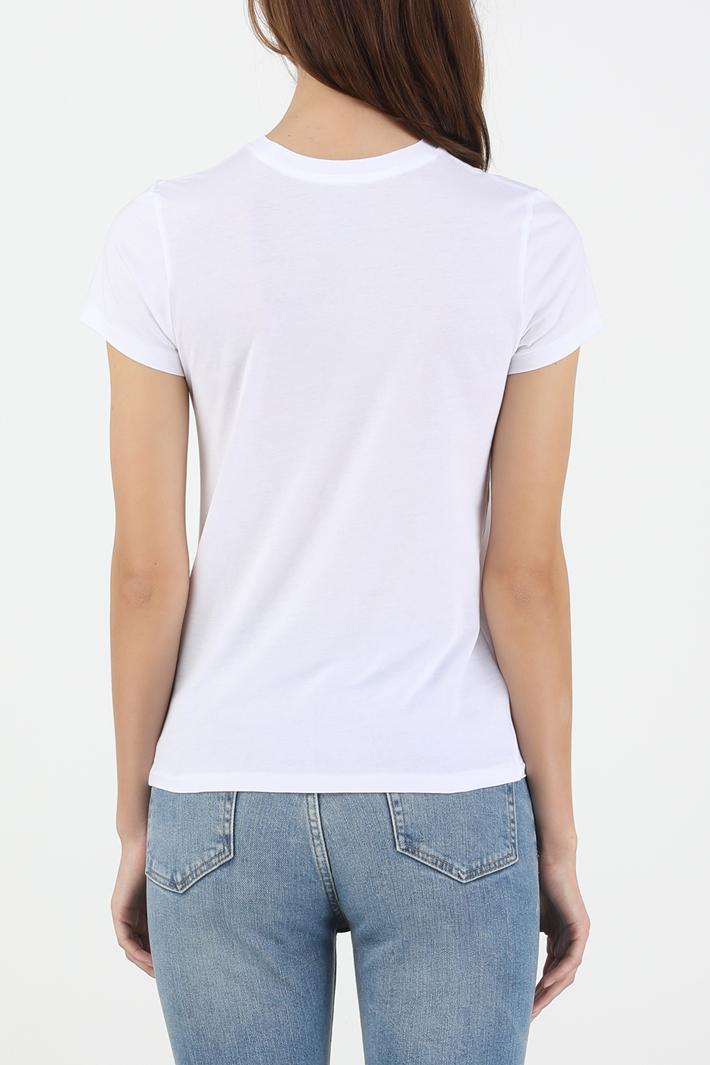 תמונת דוגמן אחורית של Polo Bear T-Shirt in White