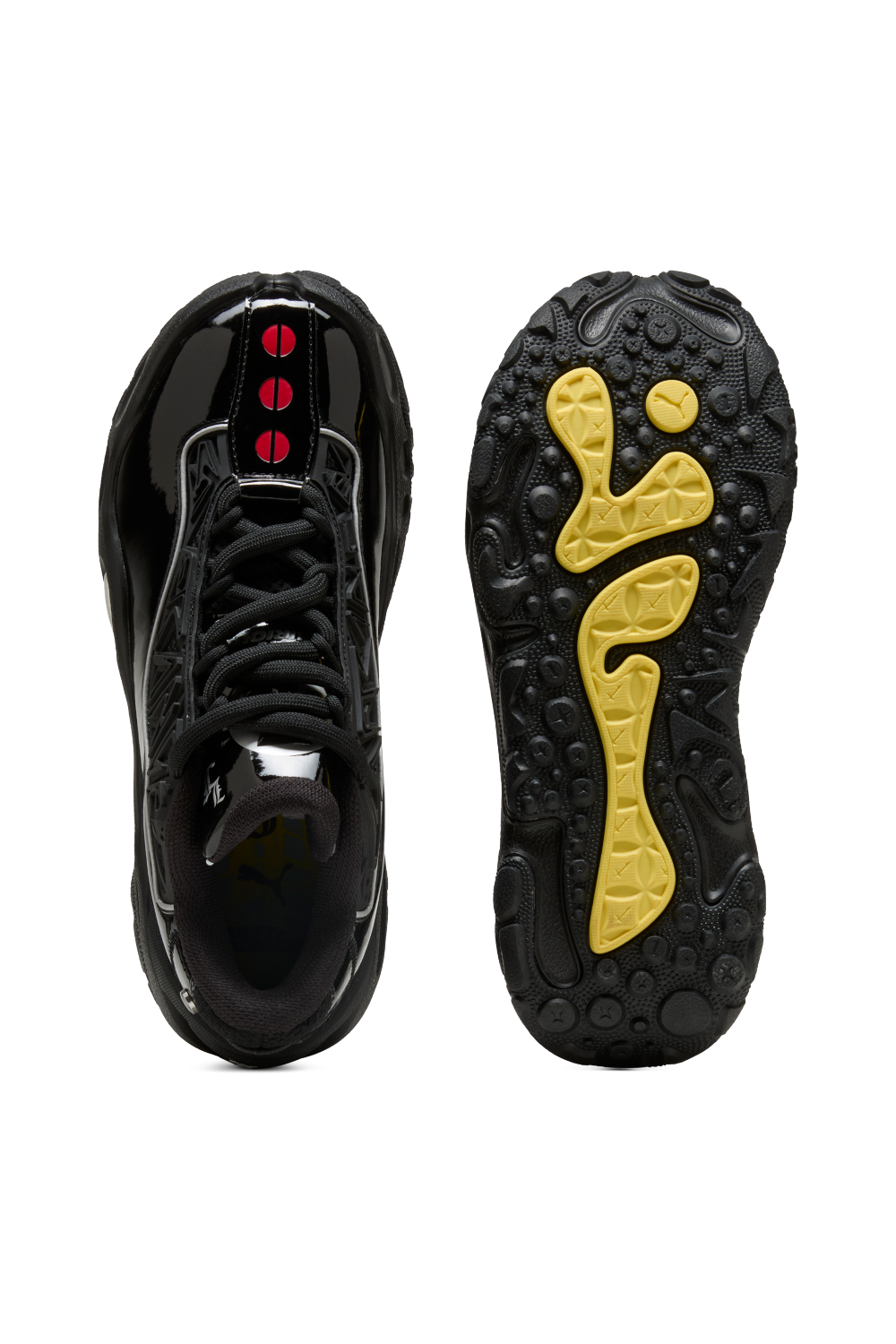 תמונת פנים של נעלי כדורסל פומה X מהיר ועצבני