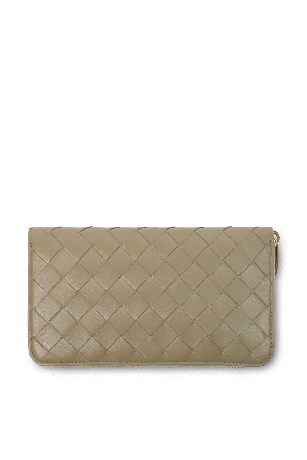 תמונה קידמית של ארנק שתי וערב מרוכסן מעור