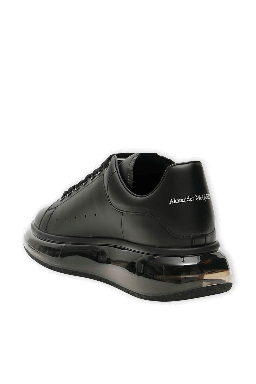 Black Oversized Sneakers with Transparent Sole ALEXANDER MCQUEEN