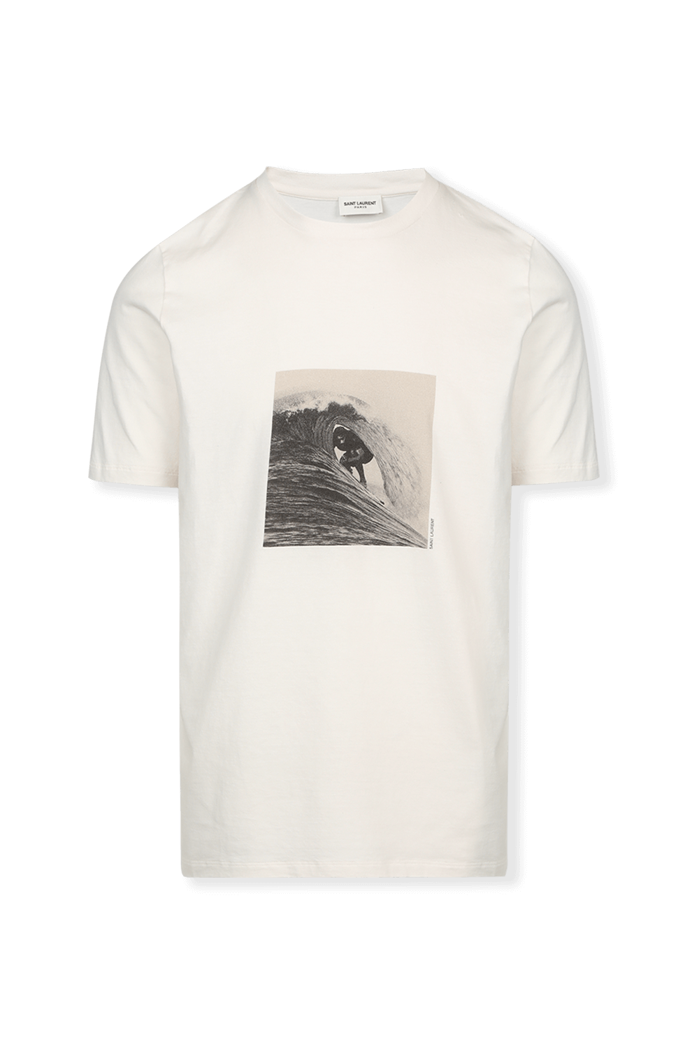 תמונה קידמית של Surfer Print T-Shirt In White