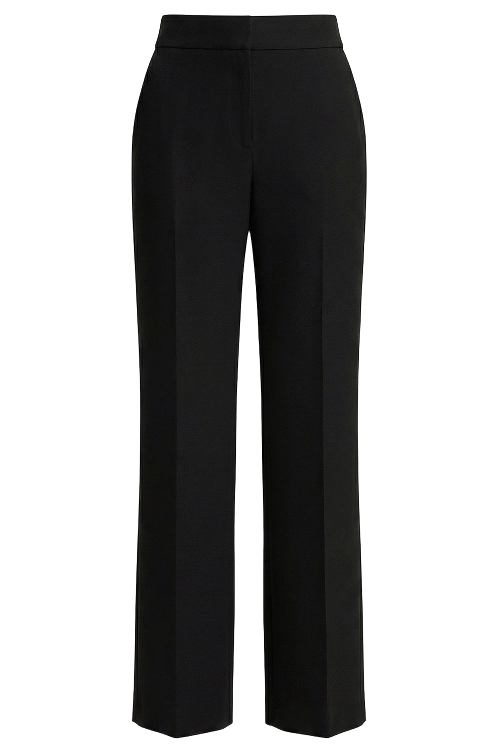 תמונה קידמית של מכנסיים מחויטים בגזרה ישרה