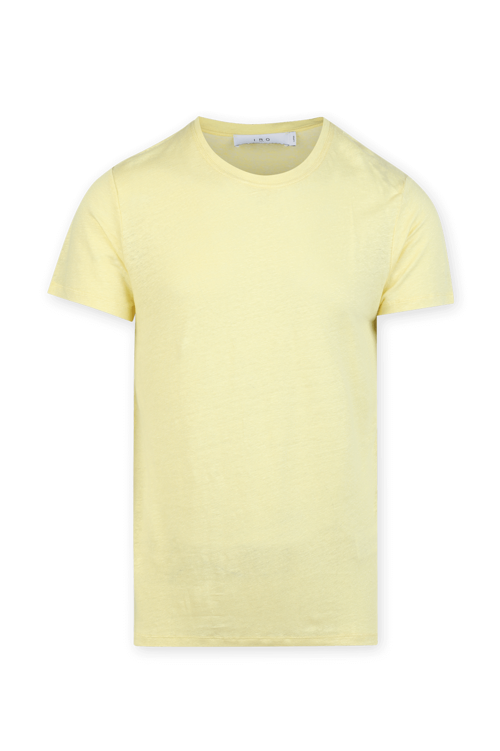 תמונה קידמית של טישירט בצהוב בננה