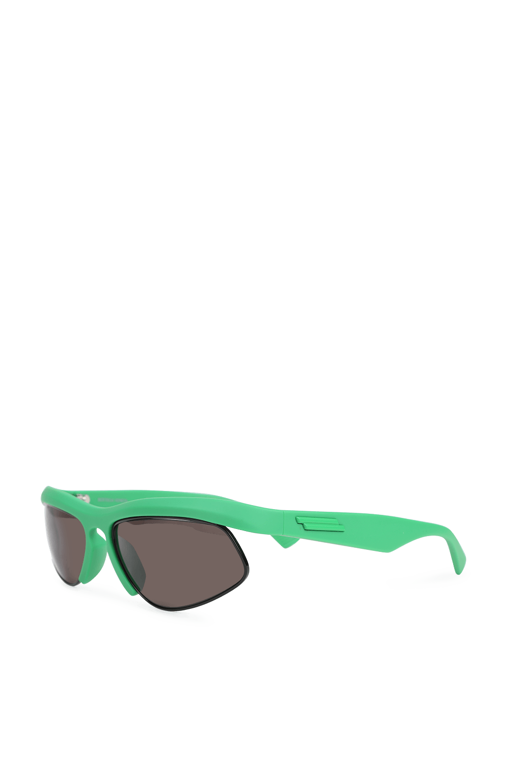 תמונת תקריב של Half-Rim Sunglasses in Green