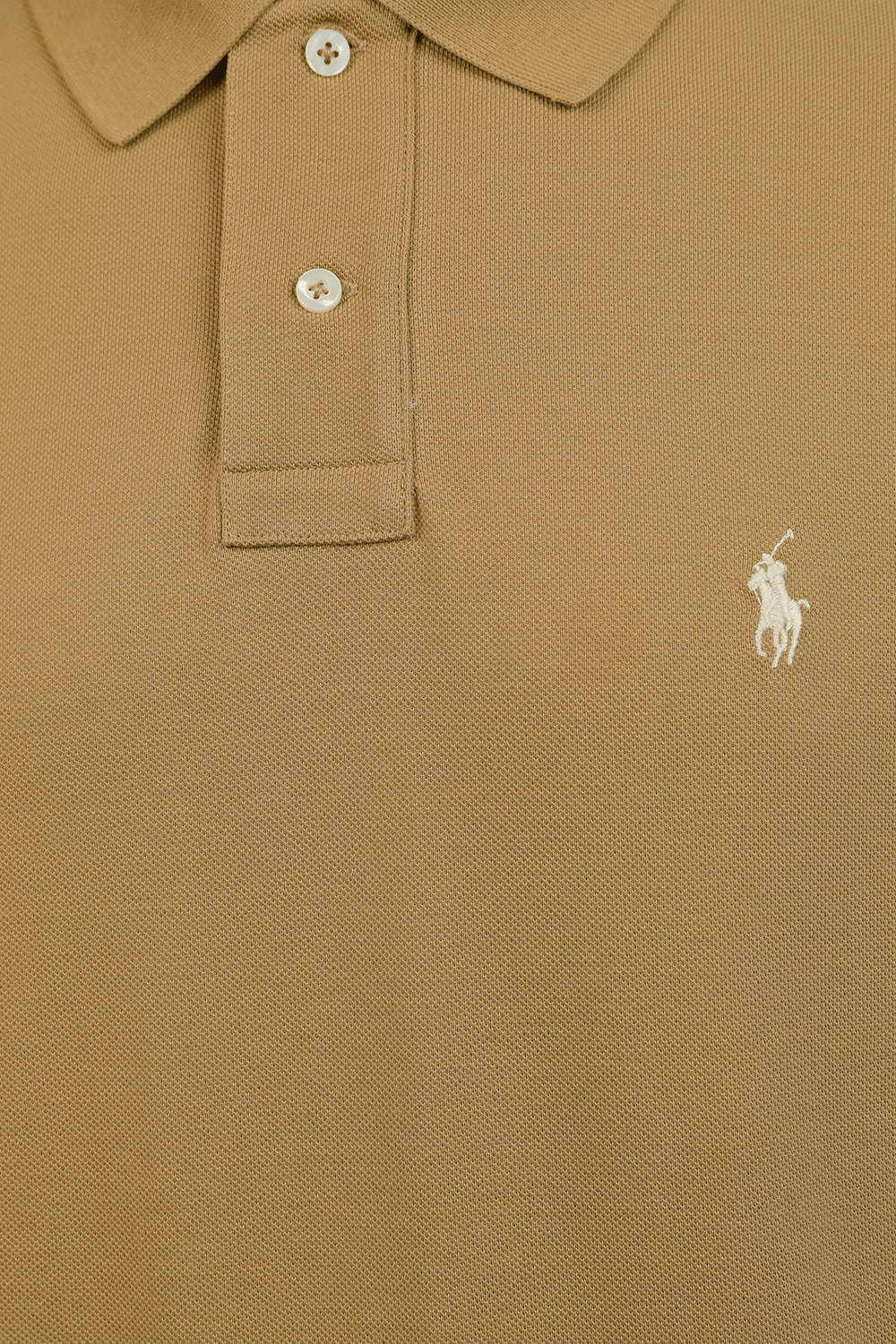 חולצת פולו עם לוגו רקום POLO RALPH LAUREN