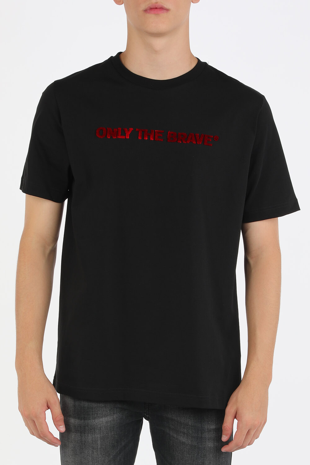 Only The Brave T-Shirt in  Black DIESEL