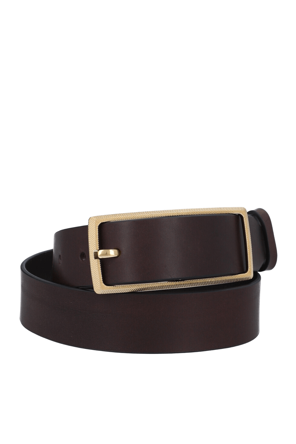 תמונה קידמית של חגורת עור ריבאונד